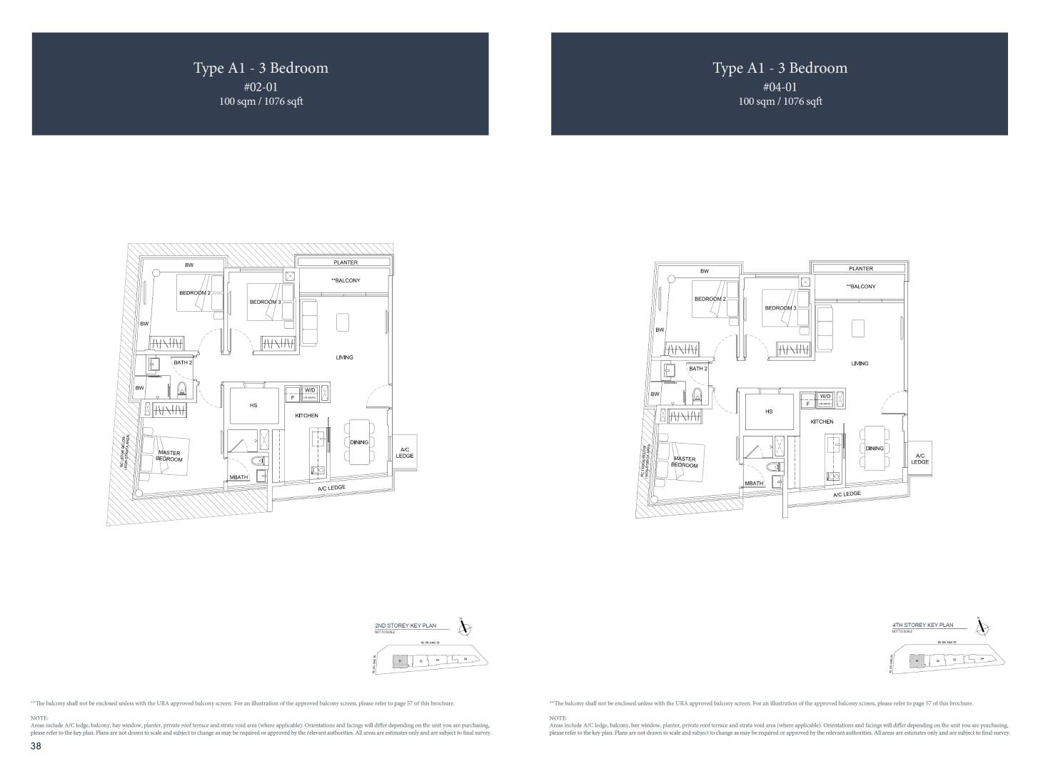 Parkwood Residences 1 Bedroom Floor Plan 1