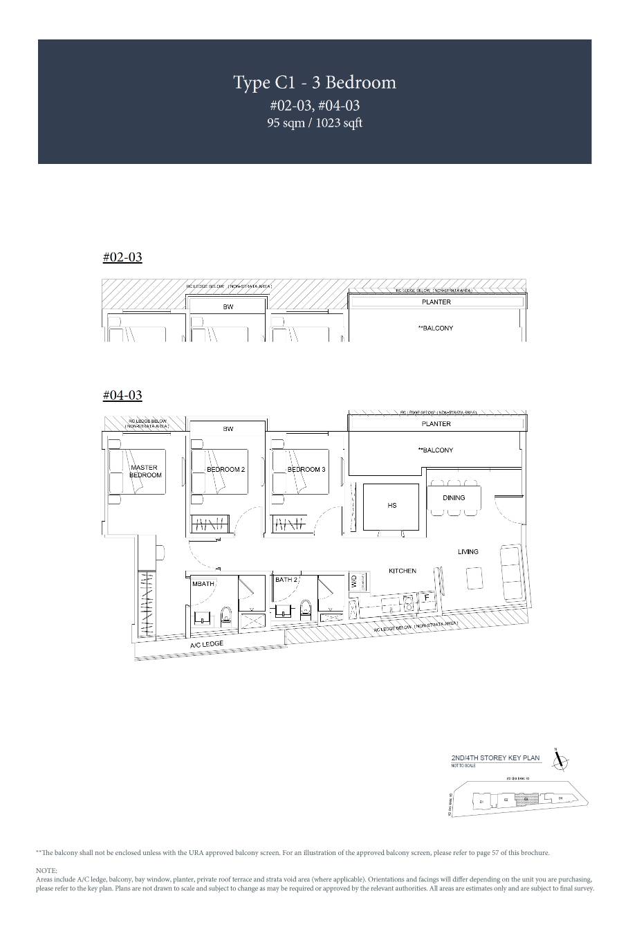 Parkwood Residences 1 Bedroom Floor Plan 3